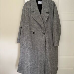 Old Navy Charcoal Trench Coat